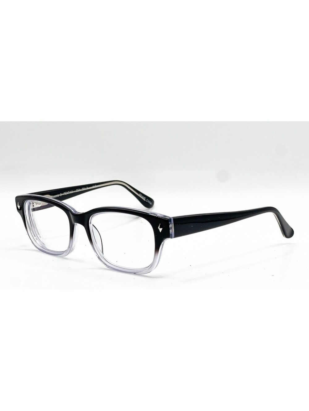 Pentax Classic 3 Black Crystal Authentic Eyeglasses 53-19-145